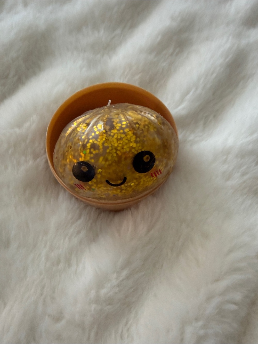 Mini Gold Glitter Orbeez Dumpling With Case